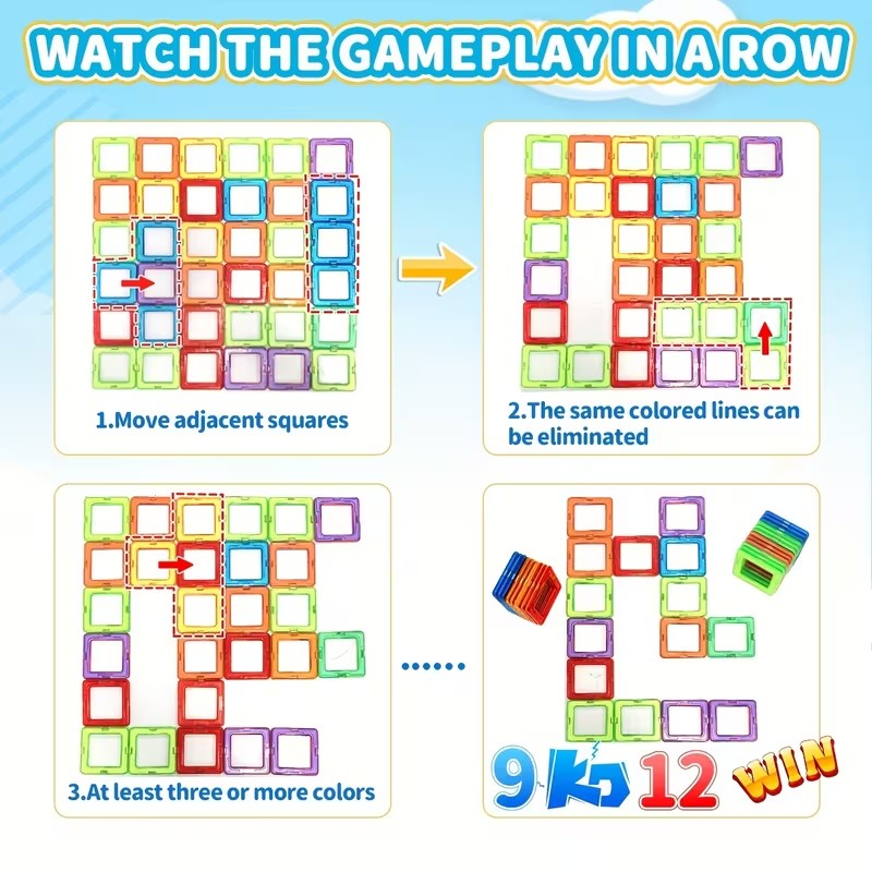 Educational Magnetic Building Block Stem