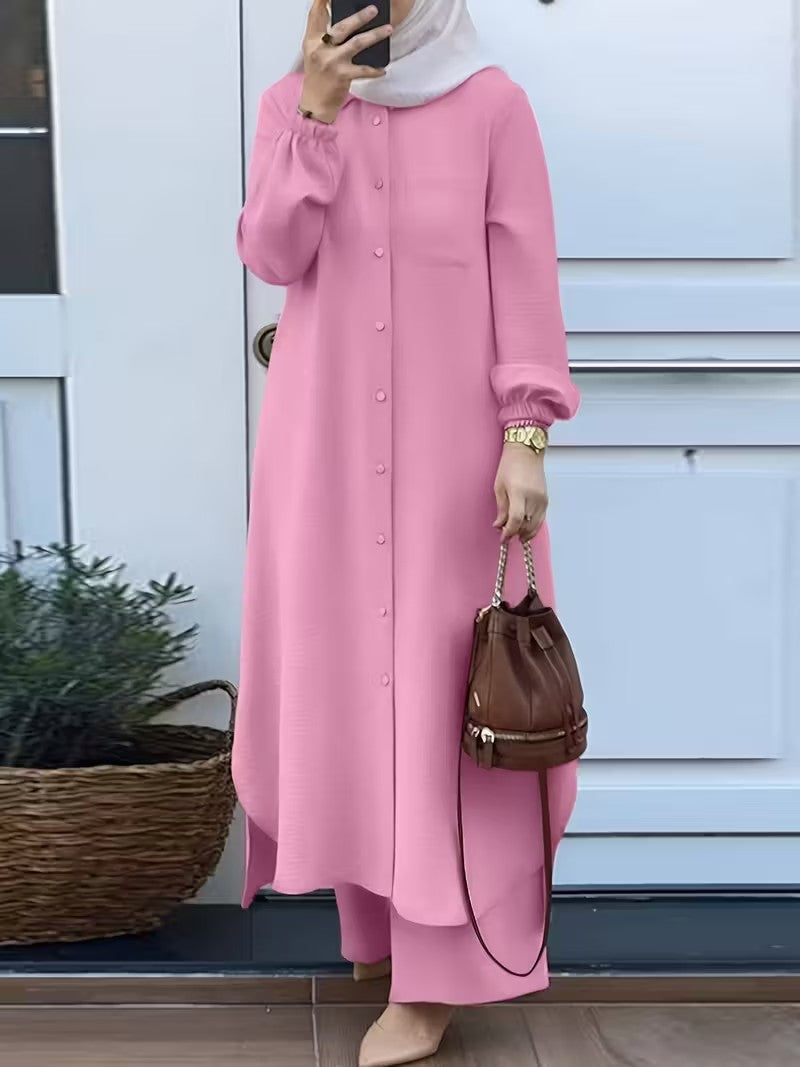 Two Piece Long Sleeve Abaya