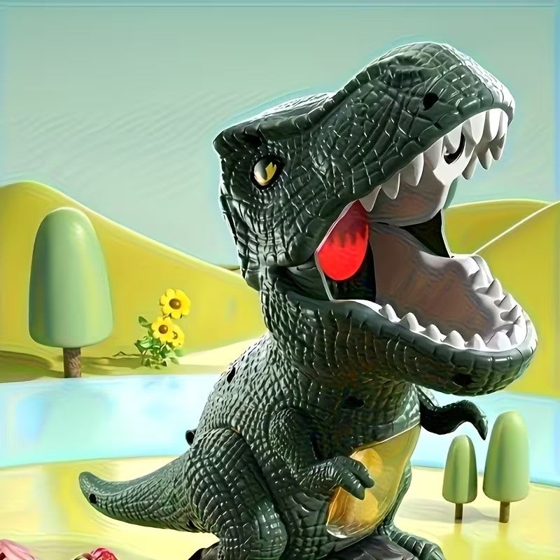 Children Play Dinosaur Toys