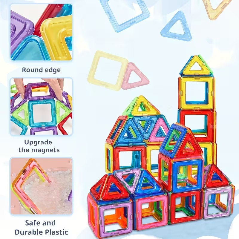 Educational Magnetic Building Block Stem