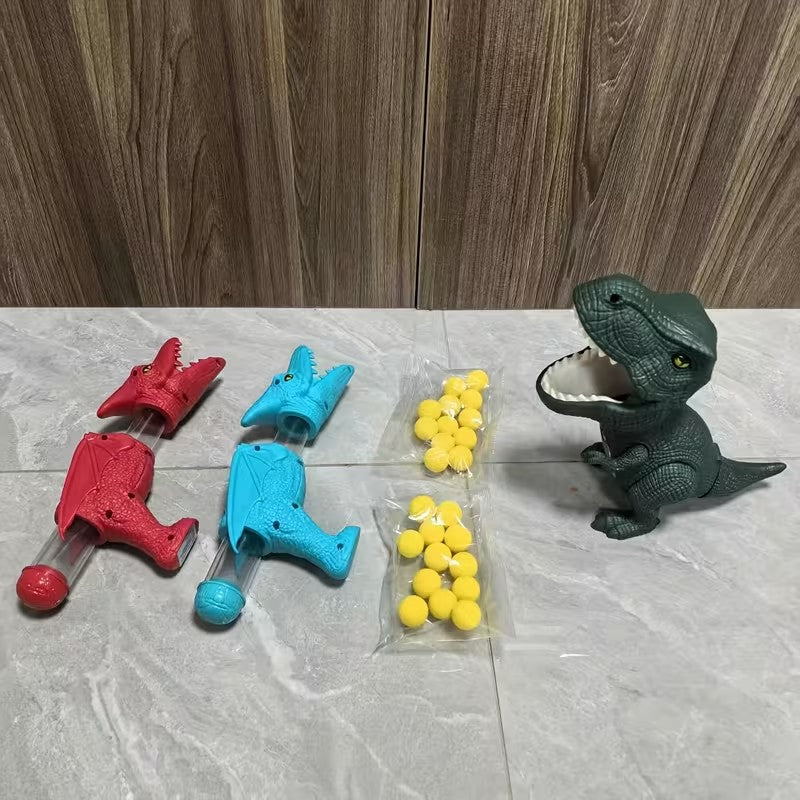 Children Play Dinosaur Toys