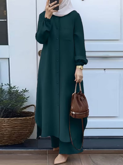 Two Piece Long Sleeve Abaya