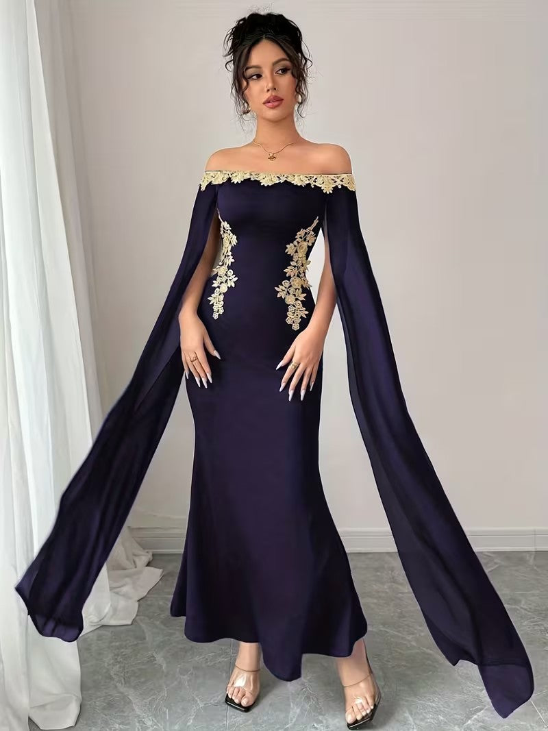 Mermaid Dress Strapless Long