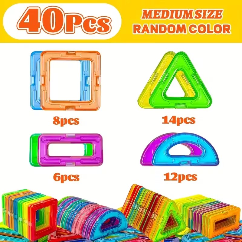Educational Magnetic Building Block Stem