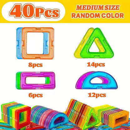 Educational Magnetic Building Block Stem