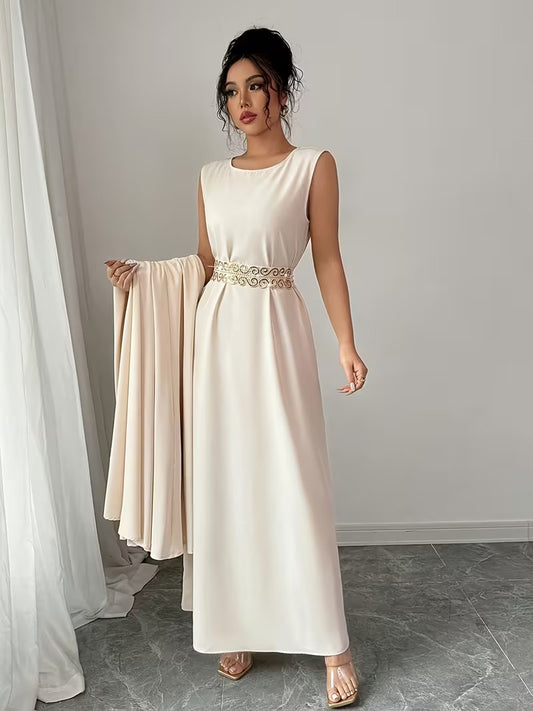 2pcs Batwing Sleeve Dress