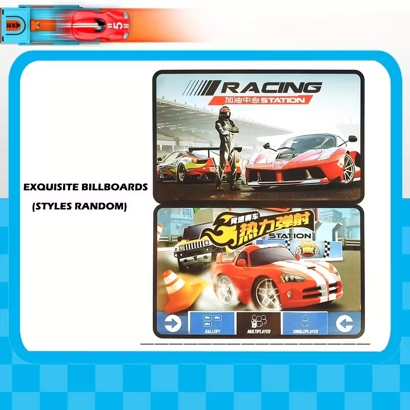 3D Multi-Level Racing Track Toy Set