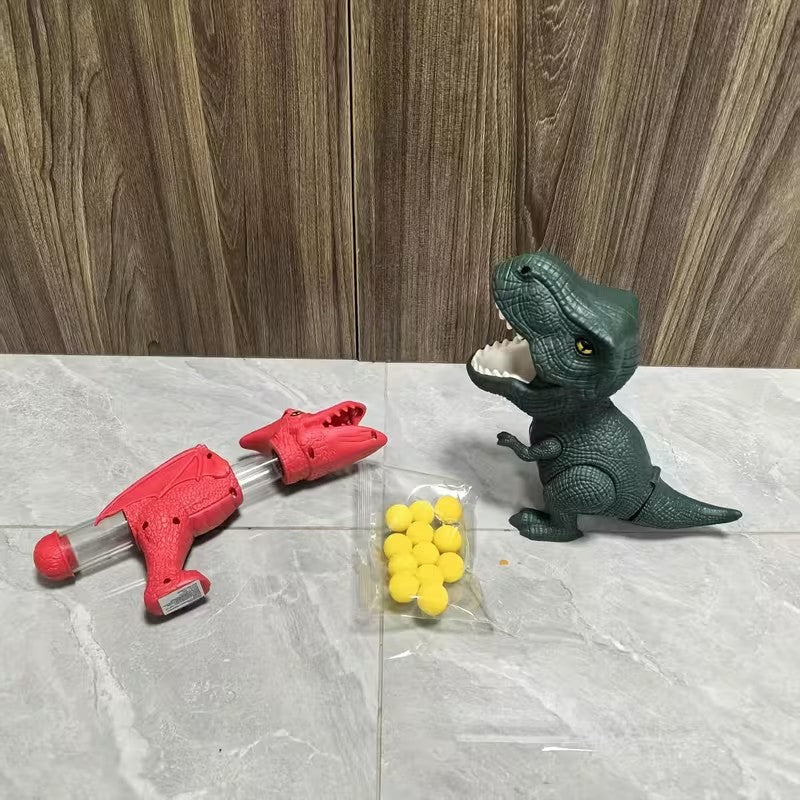 Children Play Dinosaur Toys