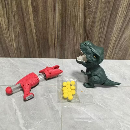 Children Play Dinosaur Toys