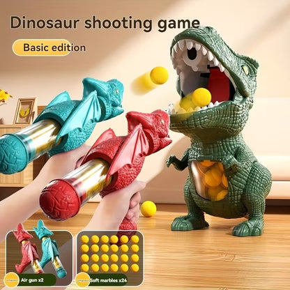 Children Play Dinosaur Toys