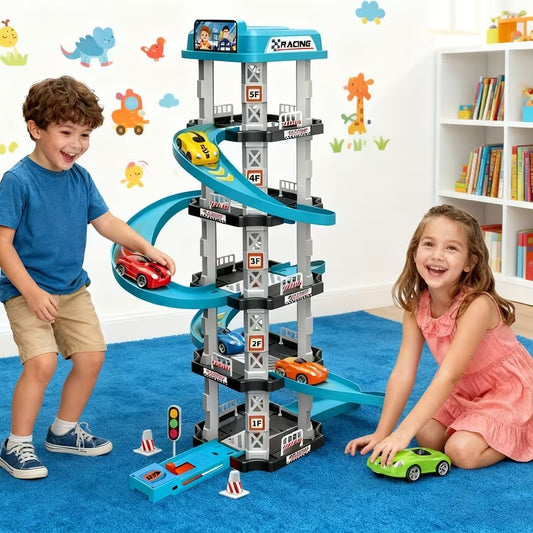 3D Parking Lot Track Set